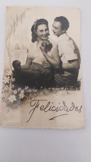 Postal antigua Sutileza de pétalo