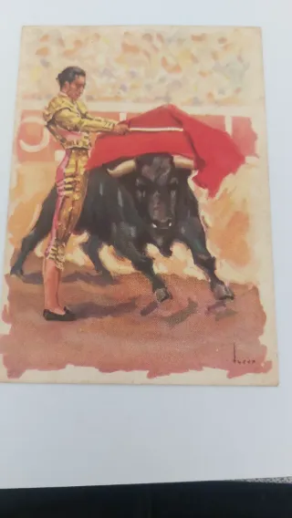 Postal antigua Sutileza de pétalo