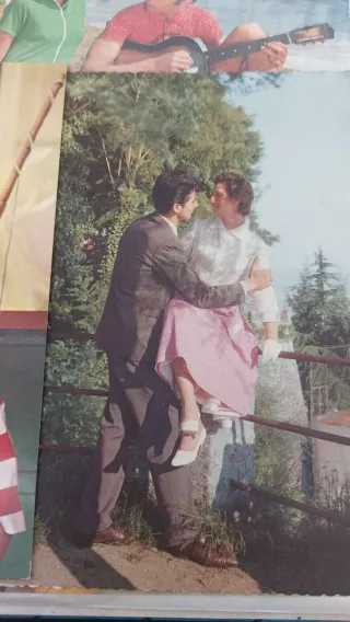 Postal antigua Sutileza de pétalo