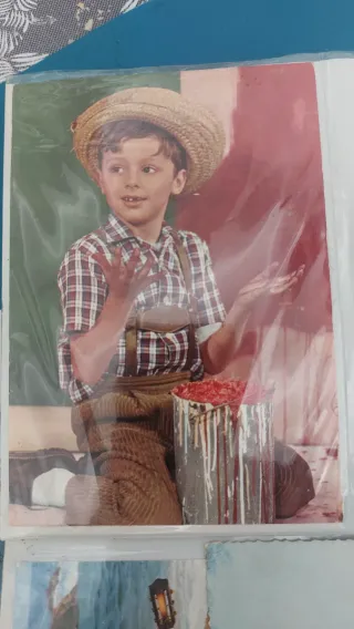 Postal antigua Sutileza de pétalo