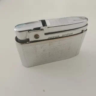 Mechero Silver Match antiguo
