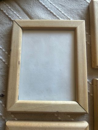 Marcos pequeños de madera (4 unidades)