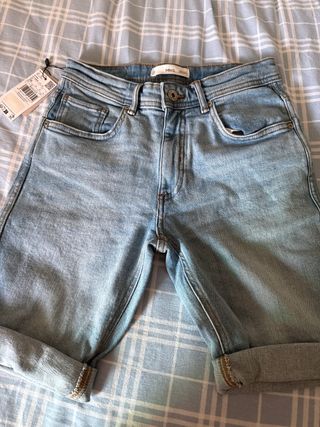 Bermudas vaqueras Mango Talla 36