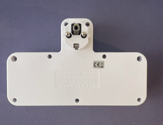 Regleta 3 enchufes CA, 2 USB, 1 Tipo-C