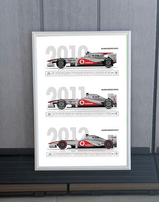Lewis Hamilton F1 Carros 2007-2025