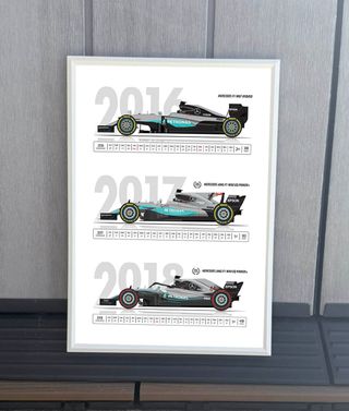 Lewis Hamilton F1 Carros 2007-2025
