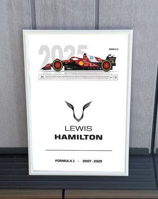 Lewis Hamilton F1 Carros 2007-2025