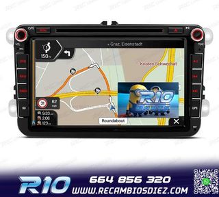 RADIO GPS ANDROID 14 PARA VOLKSWAGEN VW GOLF POLO PASSAT CAD