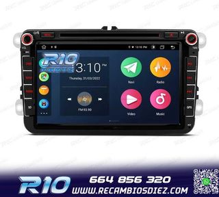 RADIO GPS ANDROID 14 PARA VOLKSWAGEN VW GOLF POLO PASSAT CAD