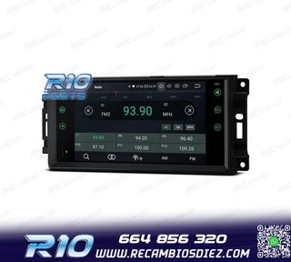 RADIO GPS ANDROID 13 PARA JEEP WRANGLER 07-12, GRAND CHEROKE