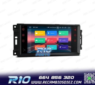 RADIO GPS ANDROID 13 PARA JEEP WRANGLER 07-12, GRAND CHEROKE