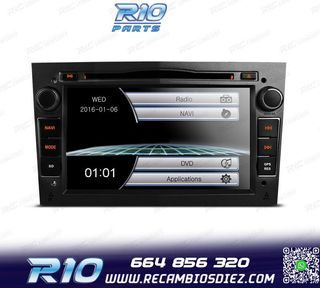 RADIO NAVEGADOR 7" PARA OPEL COLOR NEGRO OSCURO USB GPS TACT