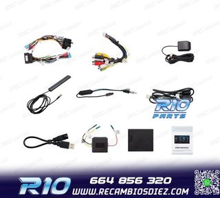 RADIO GPS ANDROID 13 PARA VOLKSWAGEN VW SEAT SKODA TOURAN 7"