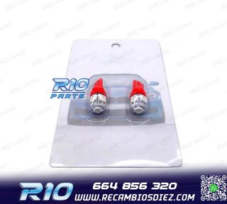 BOMBILLA LED ROJO W5W T10