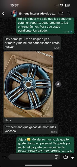 SOLO 24H LLANTAS 4X108 18"