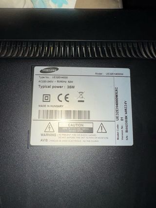 Samsung TV 1366x768 sin mando