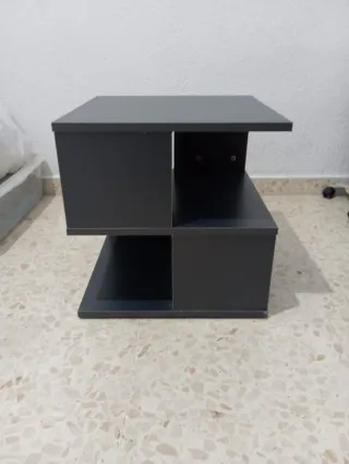 Mesita auxiliar moderna gris