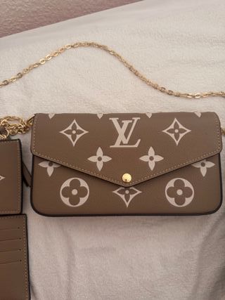 Bolso Louis Vuitton Beige y Marrón