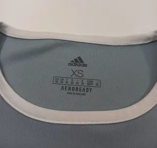 Camiseta Deportiva Adidas Gris Talla XS