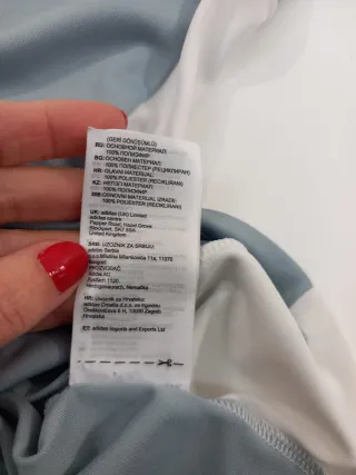 Camiseta Deportiva Adidas Gris Talla XS