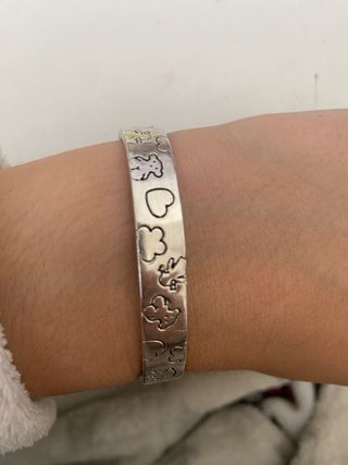 Pulsera Tous Plata Corazones y Ositos y muñeca