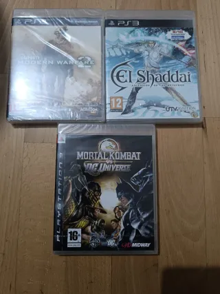 Lote 3 juegos Ps3 precintados