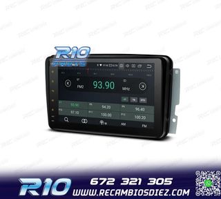RADIO GPS ANDROID 12 PARA MERCEDES VIANO VITO C W203 A W168