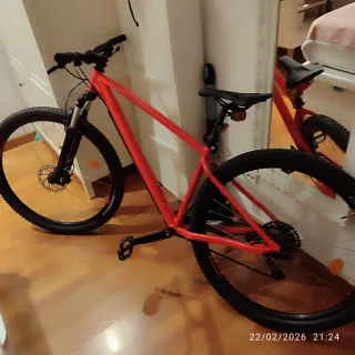Bicicleta de Montaña Roja ROCKRIDER