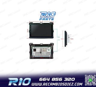 RADIO GPS ANDROID 12 PARA TOYOTA LAND CRUISER 02-09