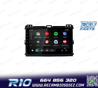 RADIO GPS ANDROID 12 PARA TOYOTA LAND CRUISER 02-09