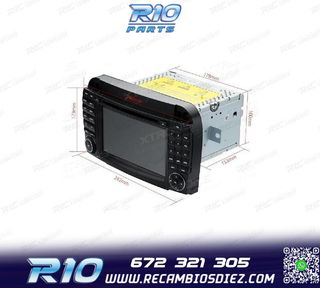 RADIO GPS ANDROID 10 PARA MERCEDES S W220 98-05
