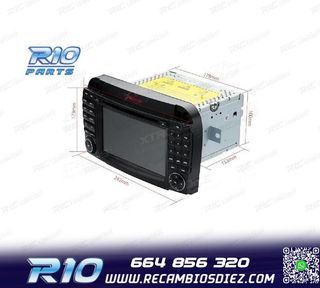 RADIO GPS ANDROID 10 PARA MERCEDES S W220 98-05