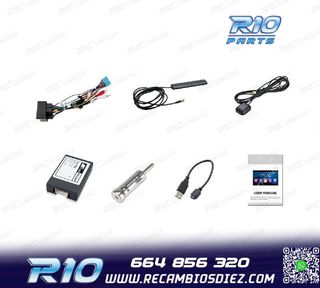 RADIO GPS ANDROID 12 PARA FORD FOCUS C-MAX FIESTA GALAXY KUG