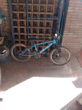 Bicicleta infantil azul