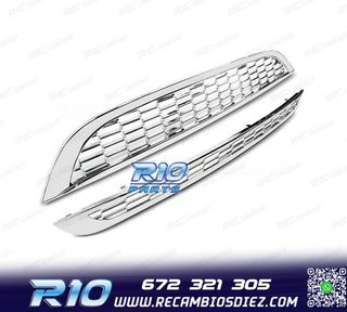 PARRILLA MINI COOPER R50 R53 01-06 S TYPE CROMADA