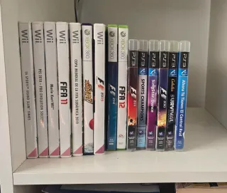 Lote 12 Videojuegos Wii, Xbox 360 y PS3