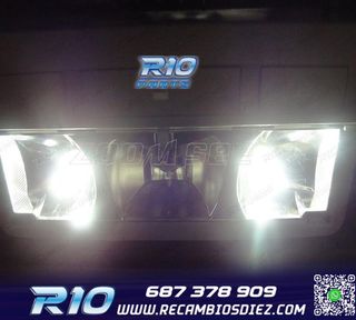 KIT 13 BOMBILLAS LED INTERIOR PARA OPEL ASTRA H OPC GTC CARA