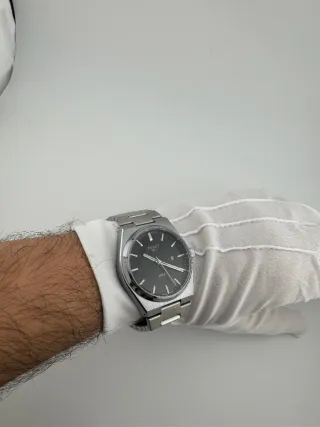 Reloj Hombre Tissot PRX Negro y Plateado