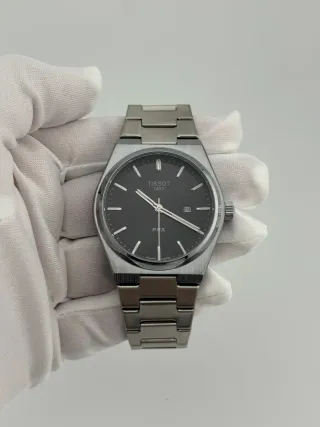 Reloj Hombre Tissot PRX Negro y Plateado