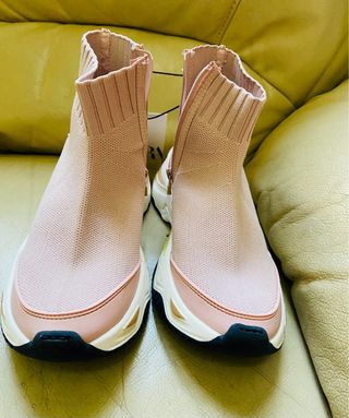 Zapatillas Zara Niña Talla 35 Rosa/Amarillo
