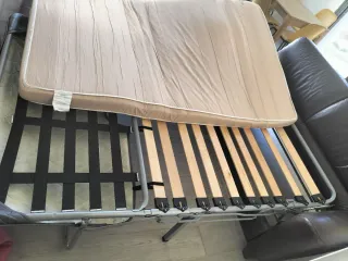 Sofá Cama IKEA Lervik Piel Marrón 2,5 plazas