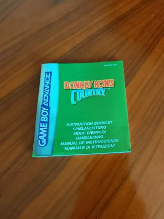 Manuale Donkey Kong Country GBA PAL