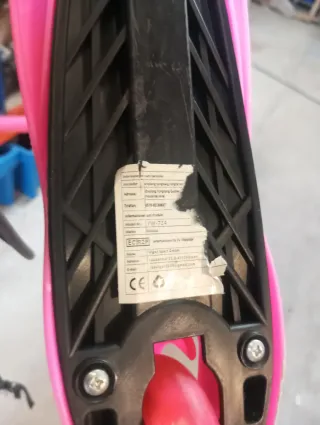 Patinete 3 Ruedas Rosa