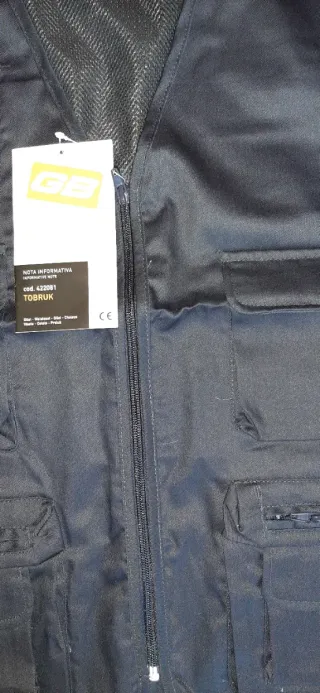 Gilet  uomo blu nuovo