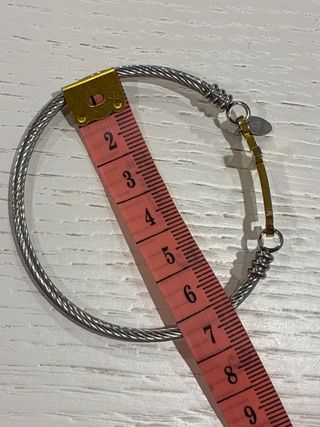 Pulsera Lotus Hombre Cruz Dorada