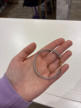 Pulsera Lotus Hombre Cruz Dorada