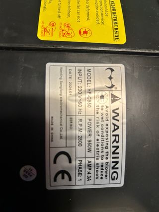 Ventilador Industrial 950W