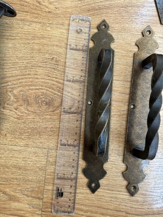 Tiradores rústicos de puerta. Pomos puertas