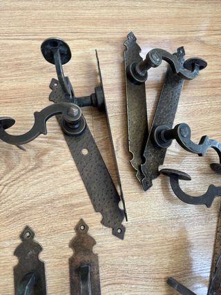 Tiradores rústicos de puerta. Pomos puertas