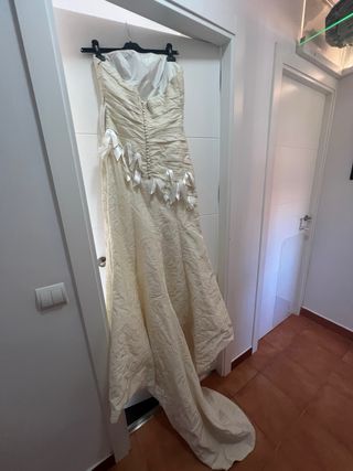 Vestido de Novia Seda Talla 44